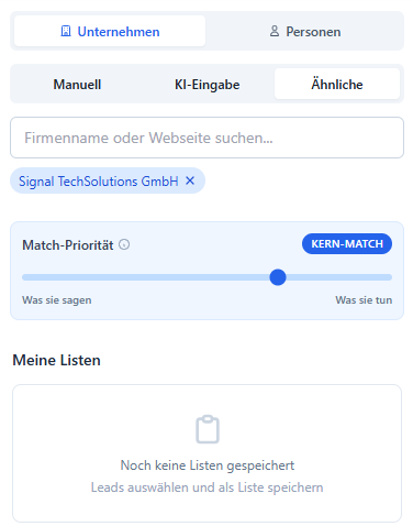 Prospecting-Funktionen